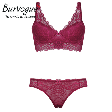 Burvogue Ladies Underwear Lace Shelf Push Up Bra Wholesale