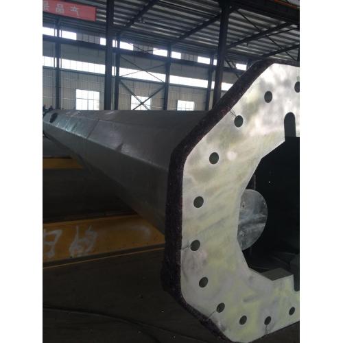 9m 11m Galvanized Octagonal Steel Pole