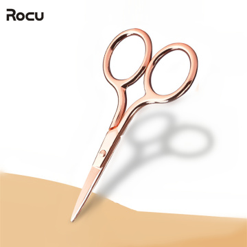 Medium Black Makeup Scissors High-Quality Eyebrow Eyelash Nose Hair Scissor Stainless Steel Face Hair Removal Tools Sharp Head