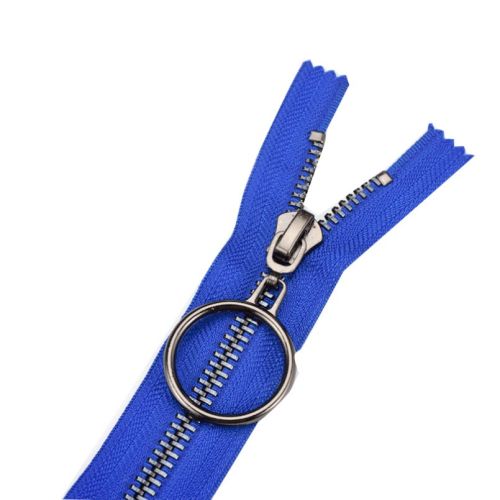 Fashion lubricated metal zippers with O ring