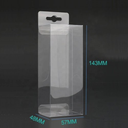 Custom Plastic Printed Folding Cosmetics Acetate Boxes Clear Vinyl PVC PET  Packaging Box Manufacturers