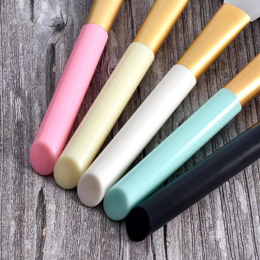 Free Sample Single Make Up Beauty Tool Silicone Facial Mud Mask Applicator Brush Hairless Silicone Face Mask Brush6 Jpg