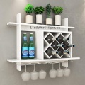 Wall Mounted Wine Rack Wholesale Wall Mounted Wooden Display Bottle Wine Rack Factory