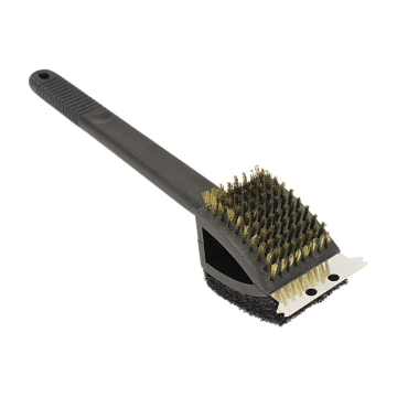 3 In 1 BBQ Cleaning Brush With Scraper