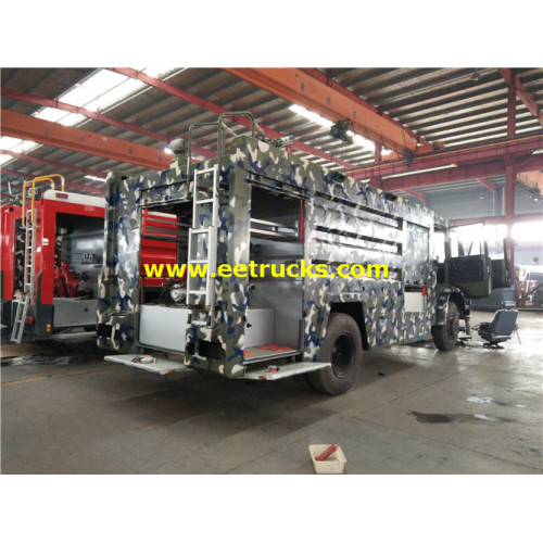 7 000 litres de camions de pompiers militaires DFAC