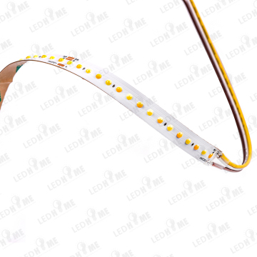 CCT LED Strip Light, 12V/24V, IP20 Rated, 2700K-6500K, 10W, 90Copper