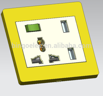 13A dual USB socket with switch