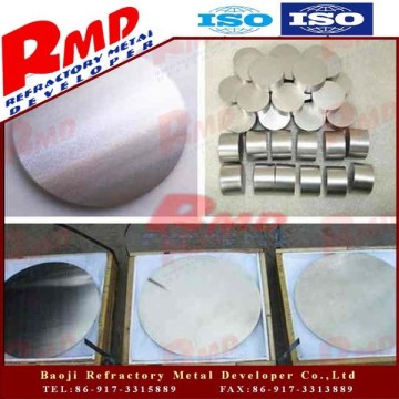 High purity & Best price niobium round disc