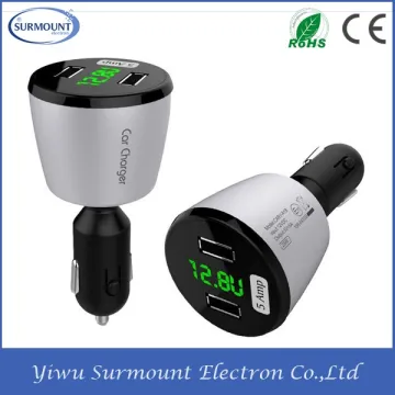Dual USB Car Lighter usb car charger 2 port 5A Dual USB Car Charger for Mobile Phone