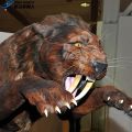 Model Harimau Animatronik Animasi Burung Pijakan