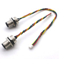 Einfacher Kabelbaum mit Amphenol M12 4P -Stecker