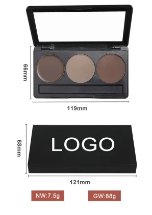 Professional Eyebrow Makeup Kit: Eyebrow Powder, Pencil, Stick, and Brush Set