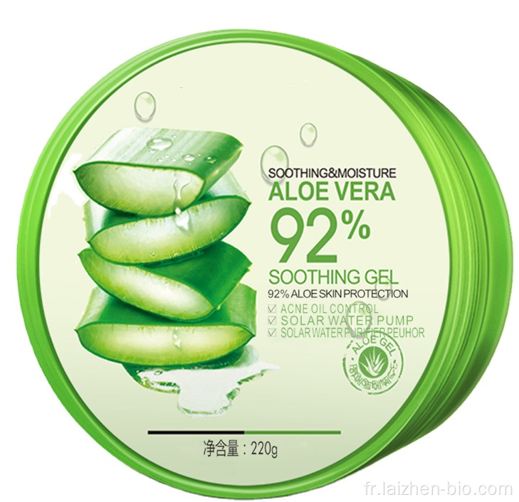 Masque facial à 92% d&#39;aloe vera pour ODM / OEM de visage