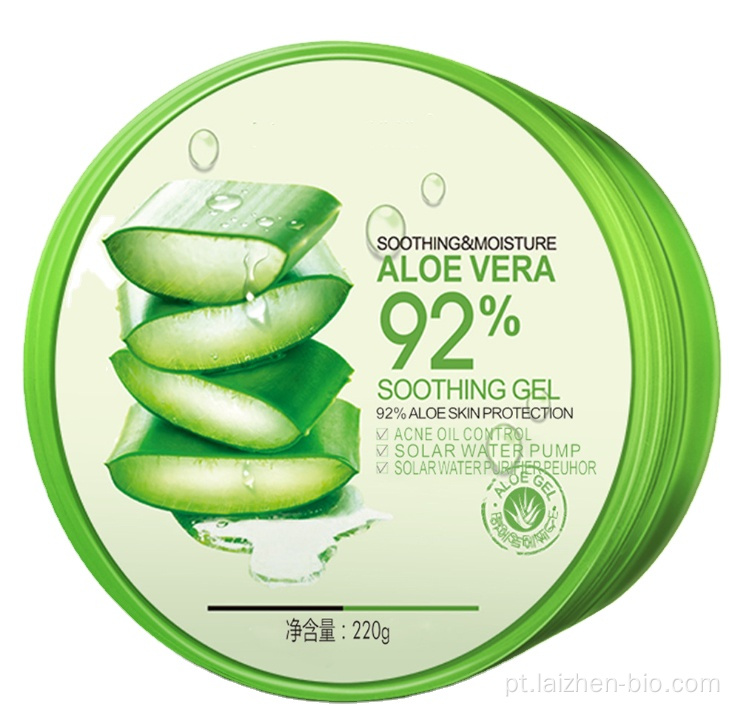 92% embalagem facial de Aloe Vera para rosto ODM / OEM