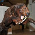 Model Harimau Animatronik Animasi Burung Pijakan
