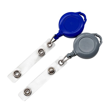 Personalized Colorful Plastic Nurse Badge Reel - Easy Pull Buckle ID Holder