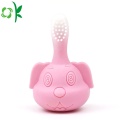 Food Grade Cute Silicone Baby Toothbrush for Sale