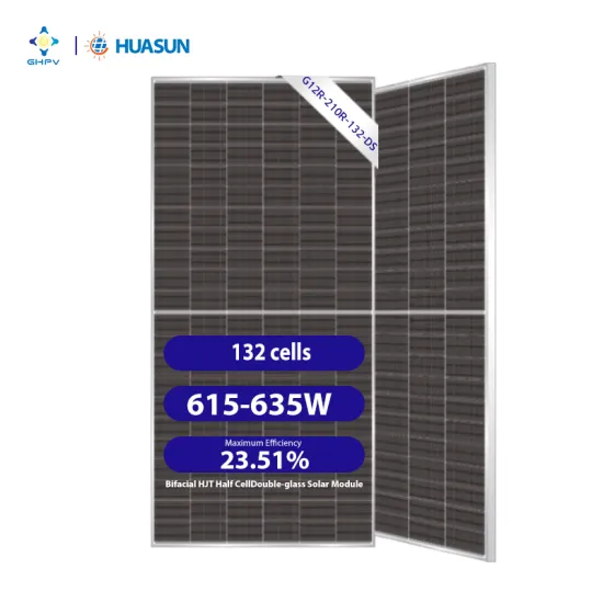 High Efficiency Huasun PV Solar Panels: 550W to 635W Bifacial HJT Half Cell Modules