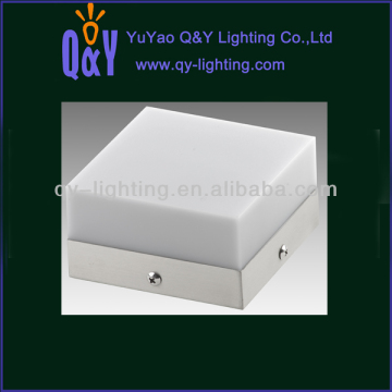 2014 New product mini square LED stainless steel wall light led grow light material with matel manufacturer