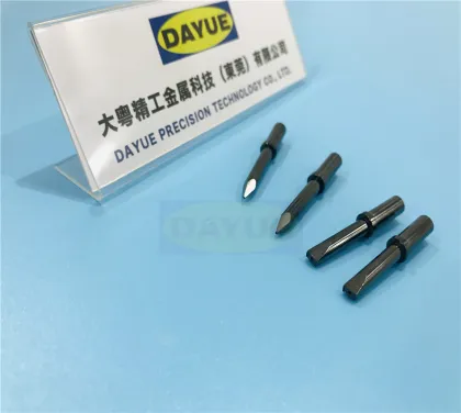 Precision grinding of DLC punches with sharp corners