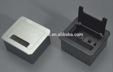 High Quality Manual Desktop Flip Socket With RJ45 For Office