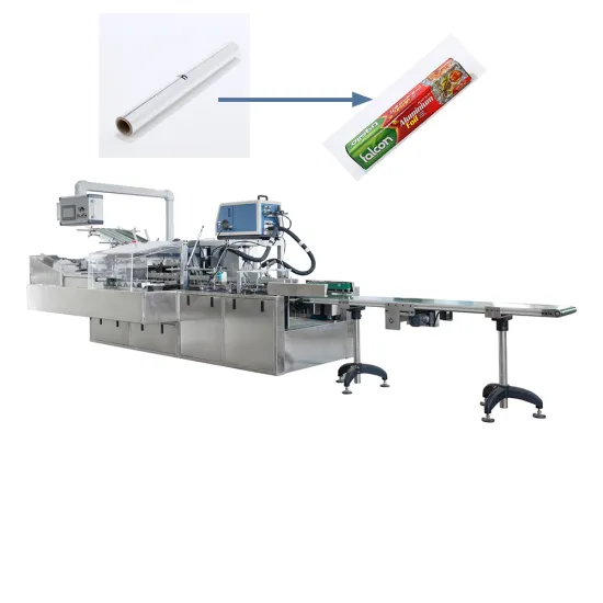 Automatic Aluminum Foil and Cling Film Roll Packer