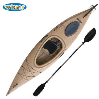 Wooden-Like Sit in Plastic Kayak- (Driftwood)
