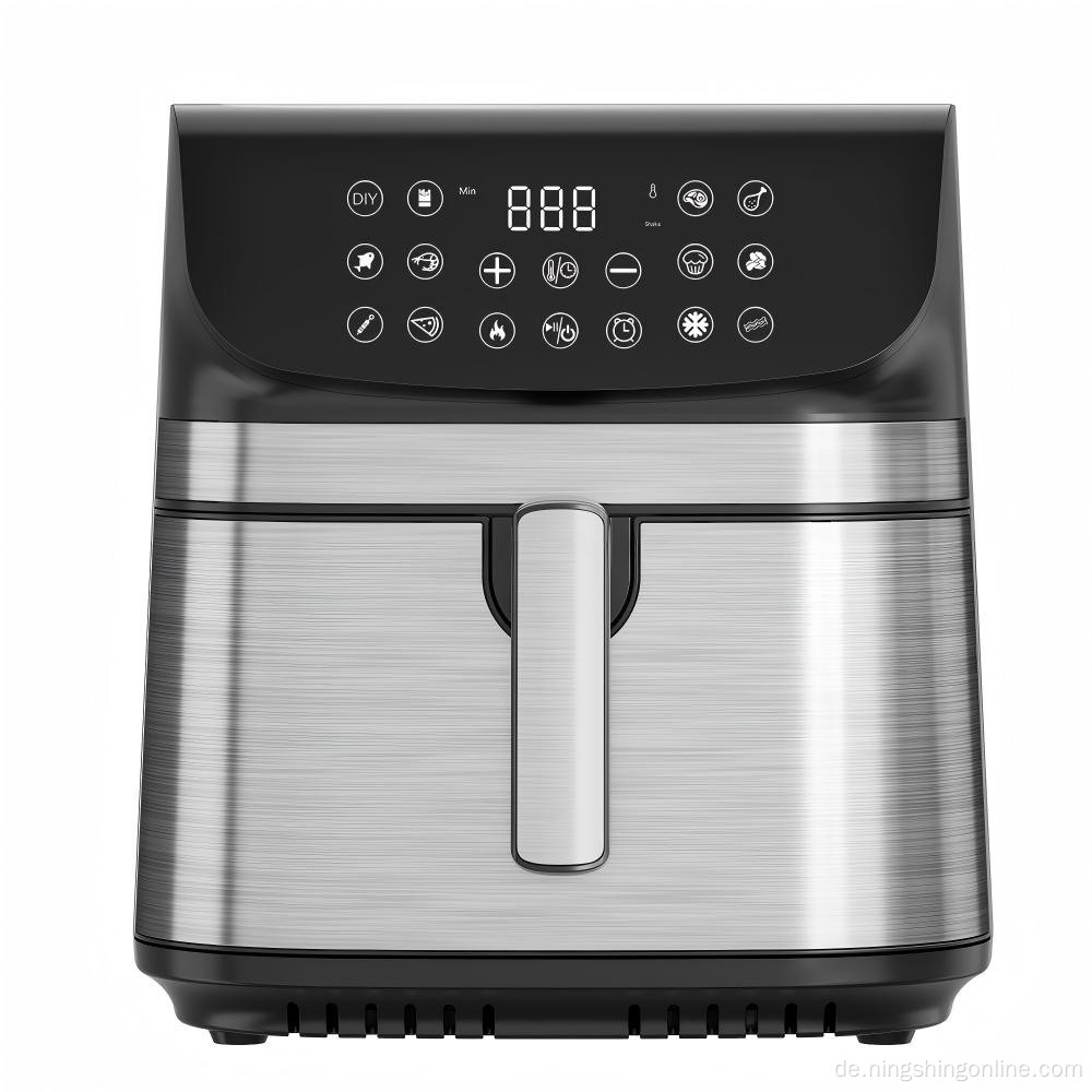 Moderne elektrische 9-Liter-Luftfritteuse mit digitalem Touchscreen