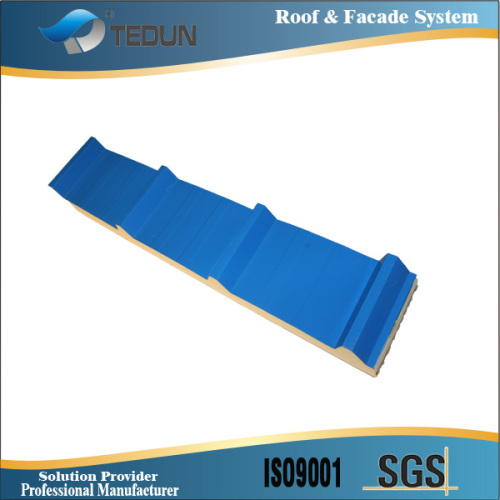 Colored Fireproofing PU Sandwich Panel