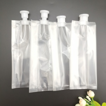 Customized side buckle bag transparent ethanol spout-bag