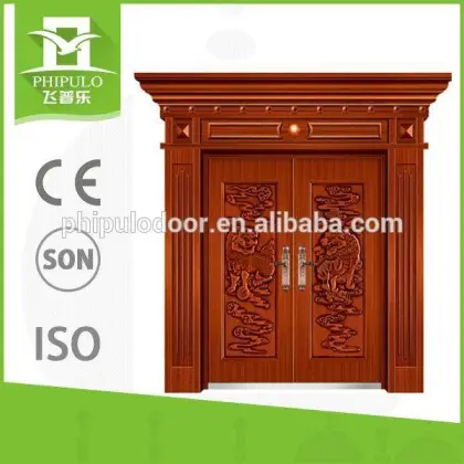 Luxury design modern non-standard villa entrance door