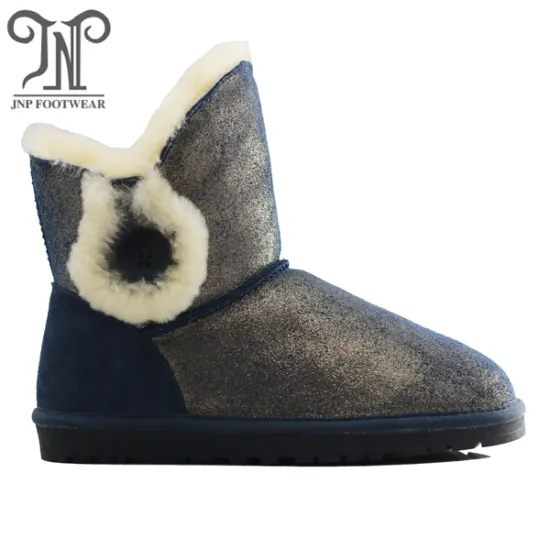 Fashion fluffy warm snow wool footwear ankle boots