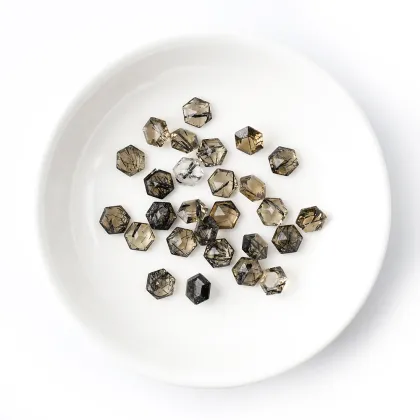 Black Tourmaline Quartz Black Hair Quartz Tea Crystal