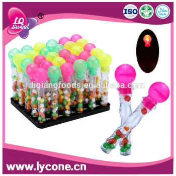 Ball Shape Electric Lighting Bulb Candy Toys