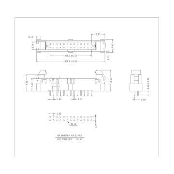 2.00mm Ejector Header 180° With Short Latch
