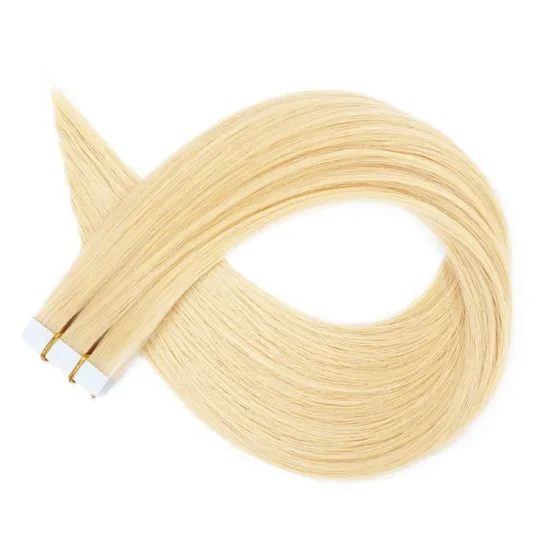 Platinum Blonde Color  613  2.5gram/piece 18" Remy Tape In Human Hair Extension Full Cuticle 20pcs/pack