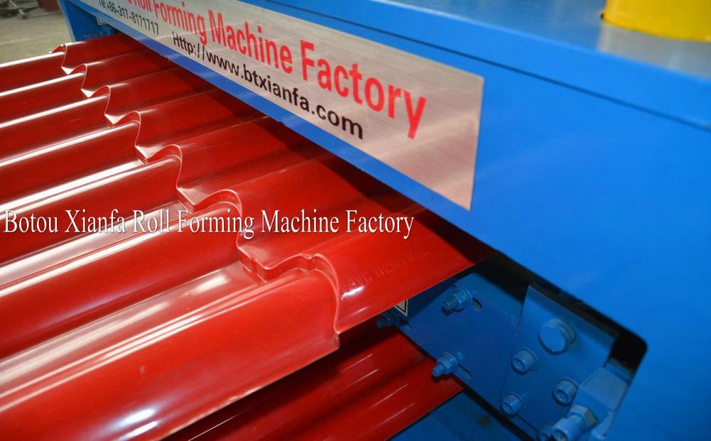 Double Corrugated Rood Sheet Metal Roll Forming Machine