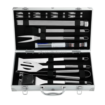 Top Selling Portable BBQ Utensil Kit: Grill Tool Set with Fork, Spatula, and Tongs