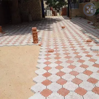 Decorative Interlocking Concrete Paving Tiles