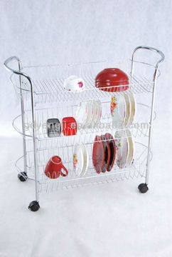 household shelves and racks with wheels