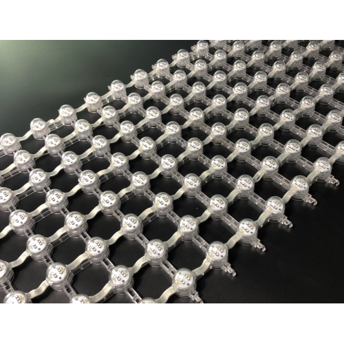 Гибкий светодиодный дисплей для медиафасада здания