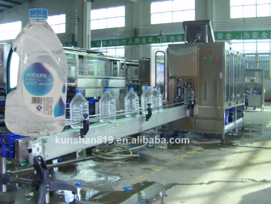 5-10 liters water washing filling capping machine