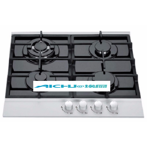 4 bruciatori Cooktop per la casa in vetro temperato