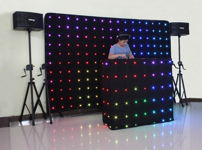 Kone--LED Vision Curtain Booth Light for Disco, Mobile DJ