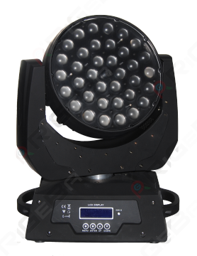 36 LEDs 10W RGBW Zoom LED Wash Moving Head Light