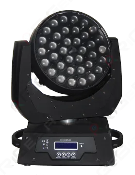 36 LEDs 10W RGBW Zoom LED Wash Moving Head Light