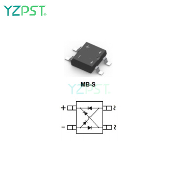 High forward surge current capability MB6S 600V bridge rectifier