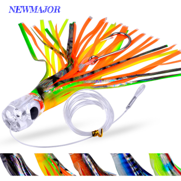 NEWMAJOR 23cm Deep Sea Trolling Lure - Portable Bionic Squid Soft Swimbait