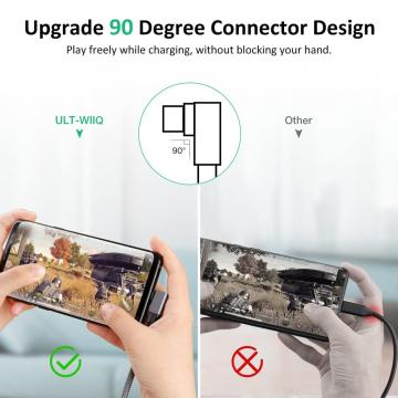 Kabel tautan desain VR 90 derajat ergonomis