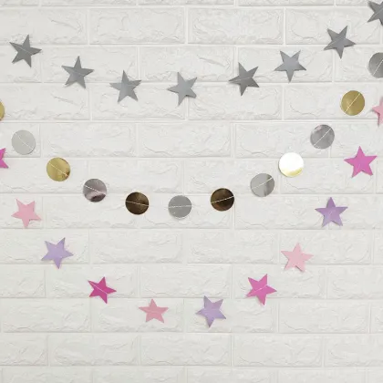 Five-Pointed Star Banner Pull Flag Party Decoration